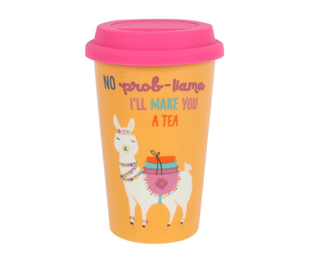 Cana de calatorie Llama Tea 350 ml