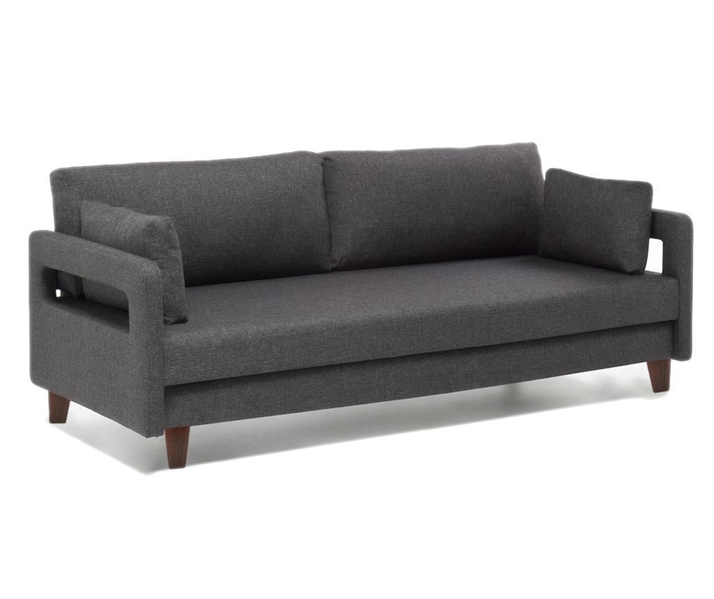 Canapea 3 locuri extensibila Comfort Grey