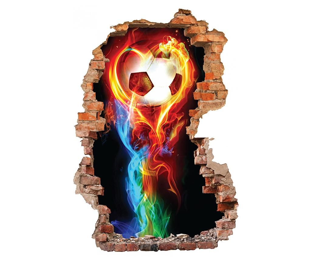 Sticker 3D Coupe du Monde - BeeStick, Multicolor