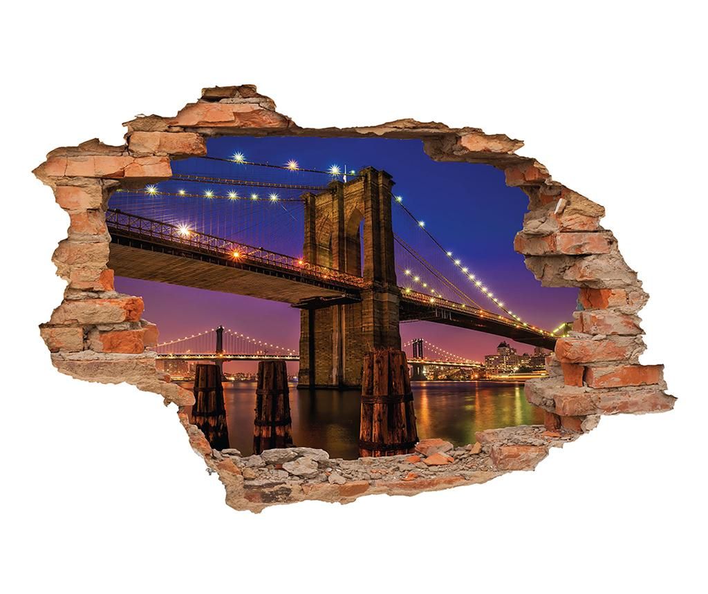 Sticker 3D Brooklyn - BeeStick, Multicolor