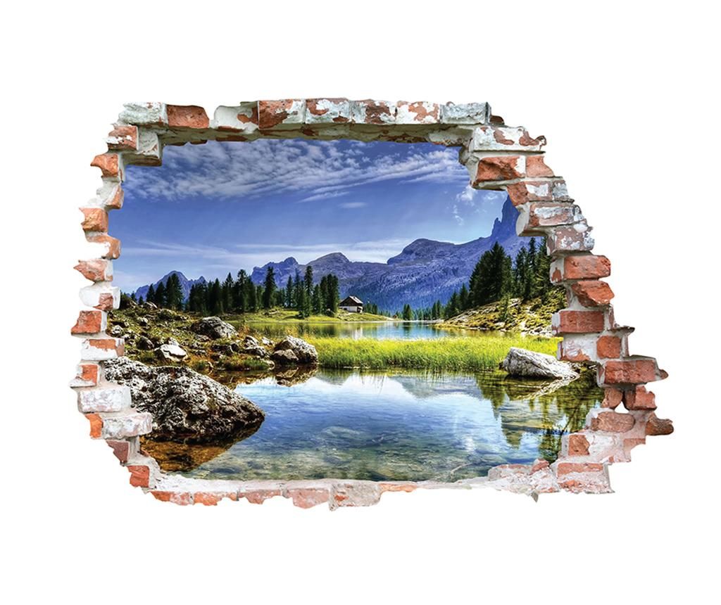 Sticker 3D Lac de Montagne – BeeStick, Multicolor BeeStick
