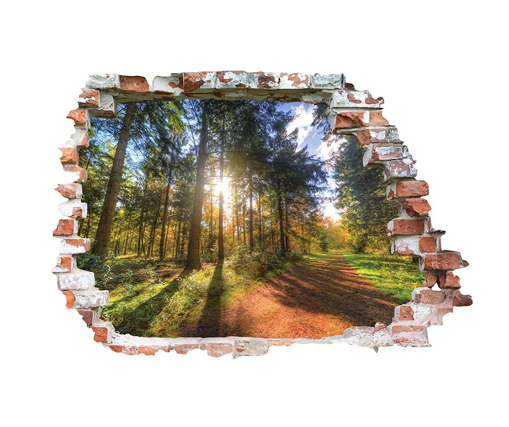 Sticker 3D Chemin Forestier - BeeStick, Multicolor