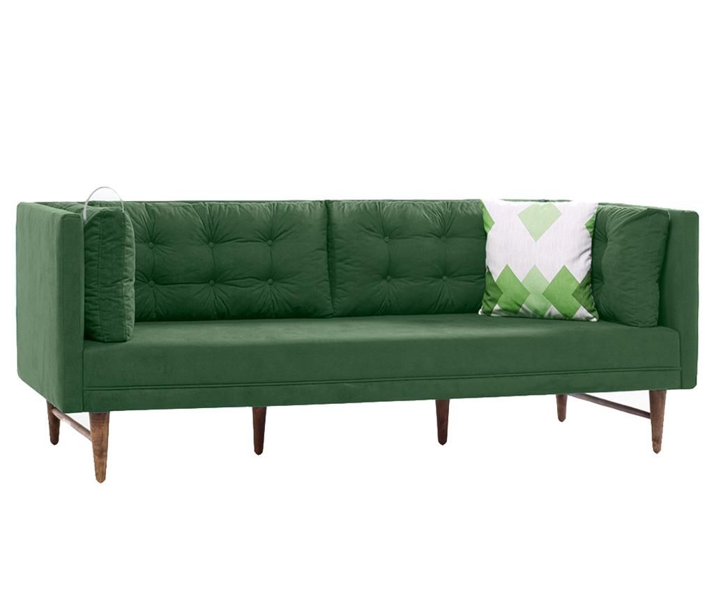 Canapea 3 locuri Balcab Home, Point Green, 200x80x75 cm - Balcab Home, Verde