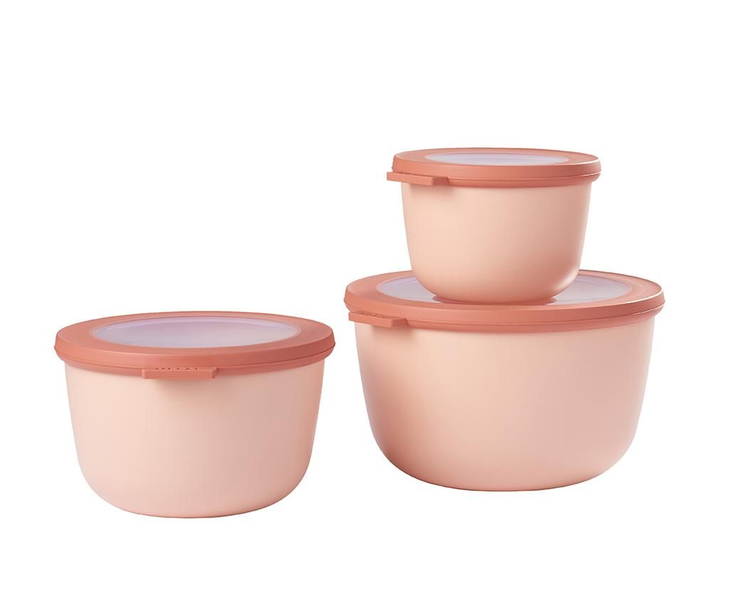 Set 3 caserole Sophi Pink