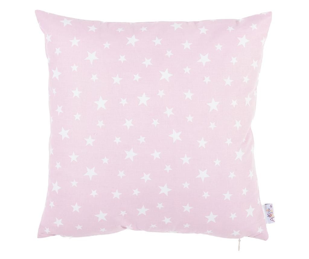 Fata de perna Sky Star Pink and White 35x35 cm