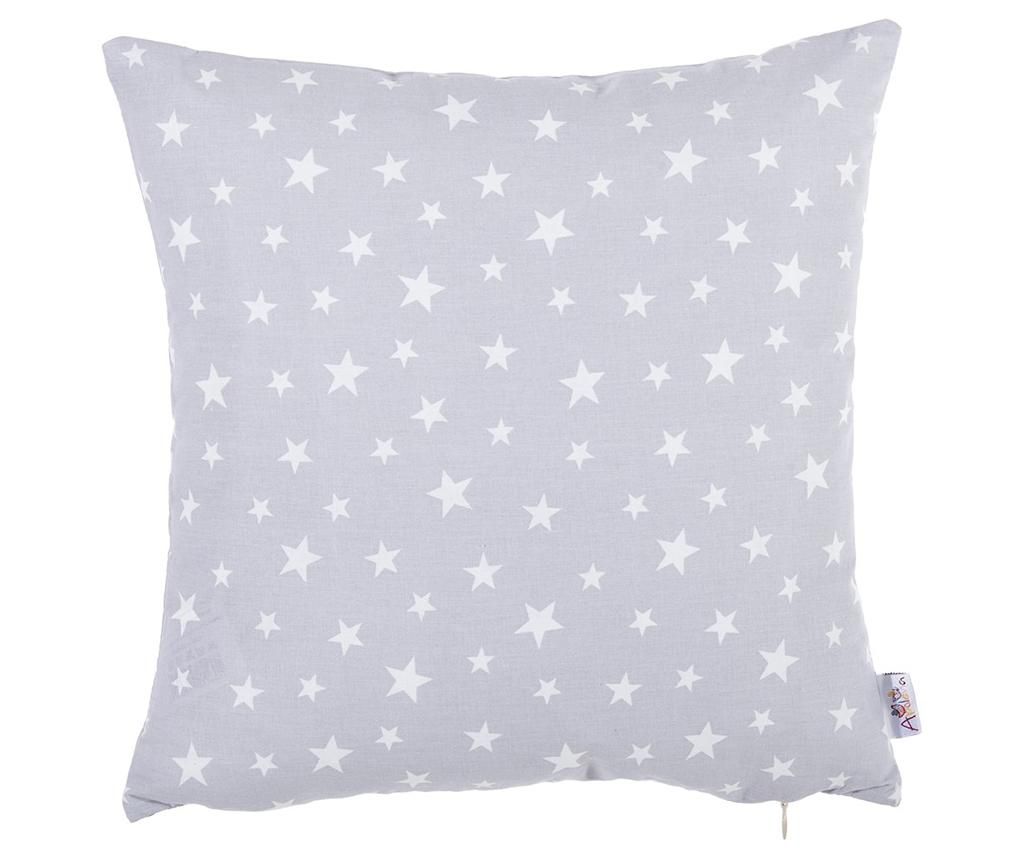 Fata de perna Sky Star Grey and White 35x35 cm