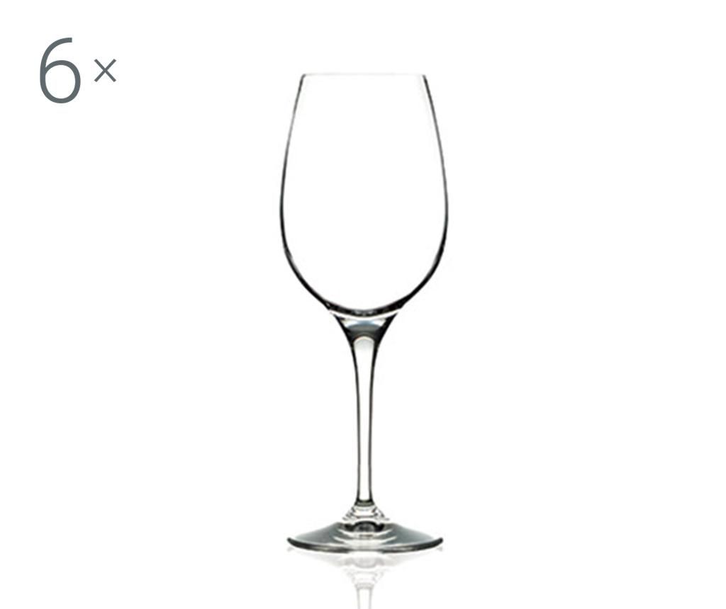 Set 6 pahare pentru vin alb Invino 380 ml – RCR Cristalleria Italiana, Alb RCR Cristalleria Italiana imagine 2022
