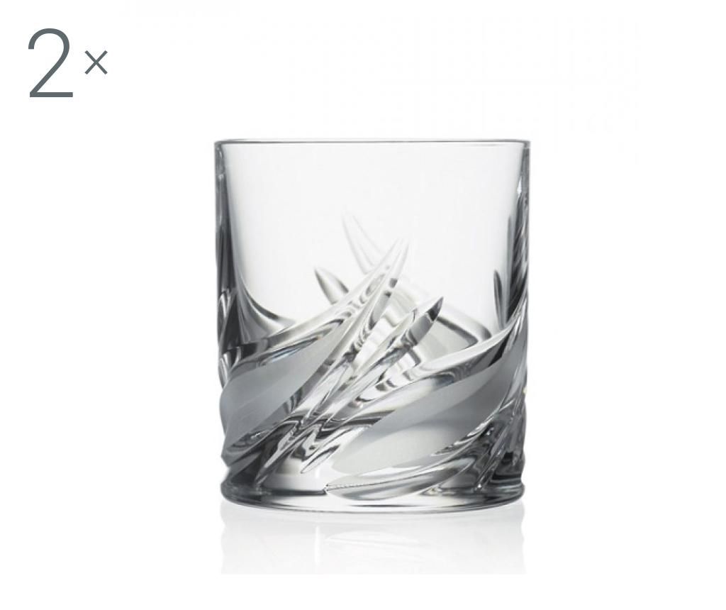 Set 2 pahare pentru whisky Cetona 210 ml