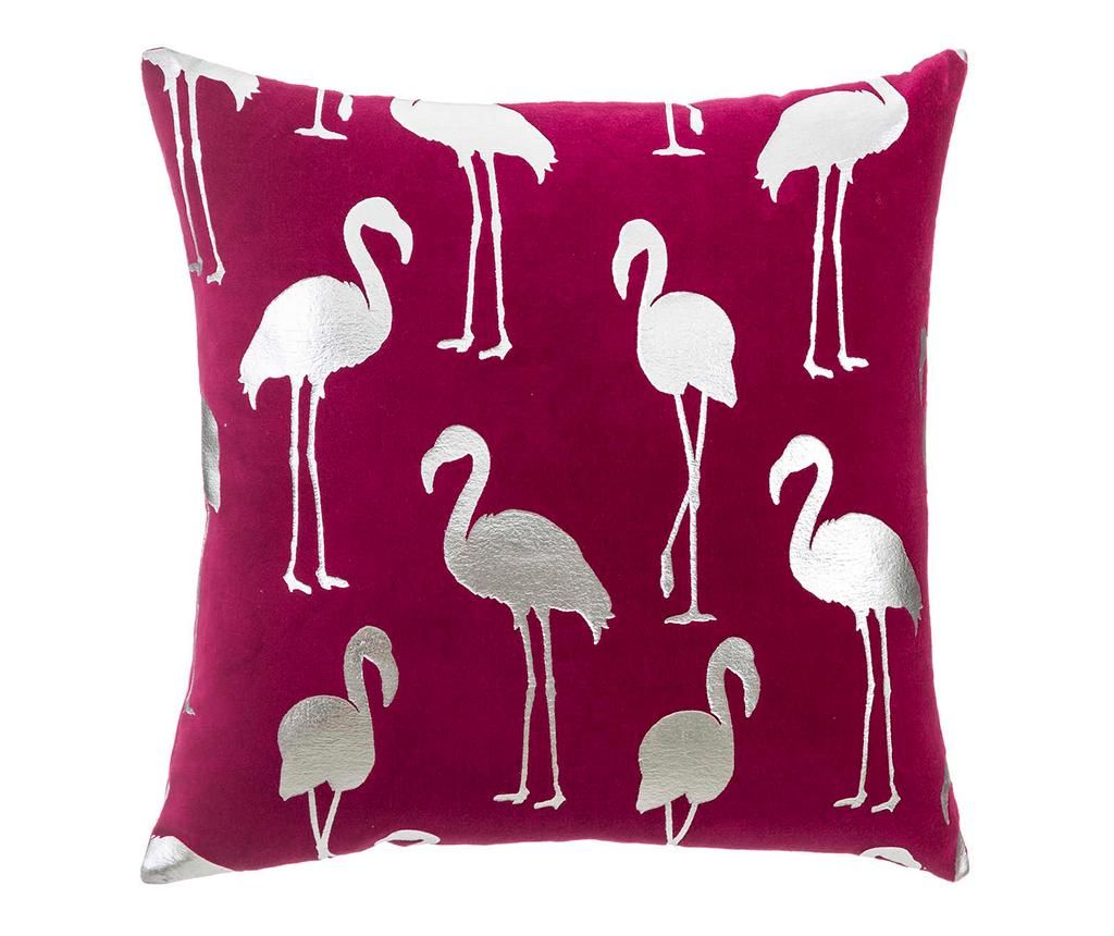 Perna decorativa Waterbird Pink and Silver 60x60 cm - Ixia, Roz