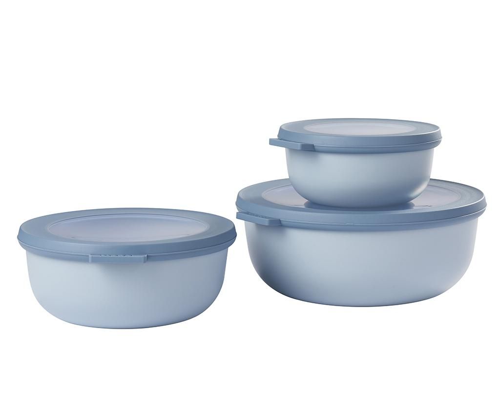 Set 3 caserole Daian Blue