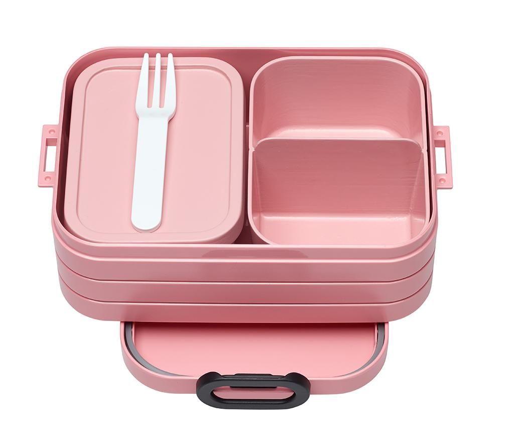 Cutie pentru pranz cu 1 tacam Bento Pink S - Rosti Mepal, Roz