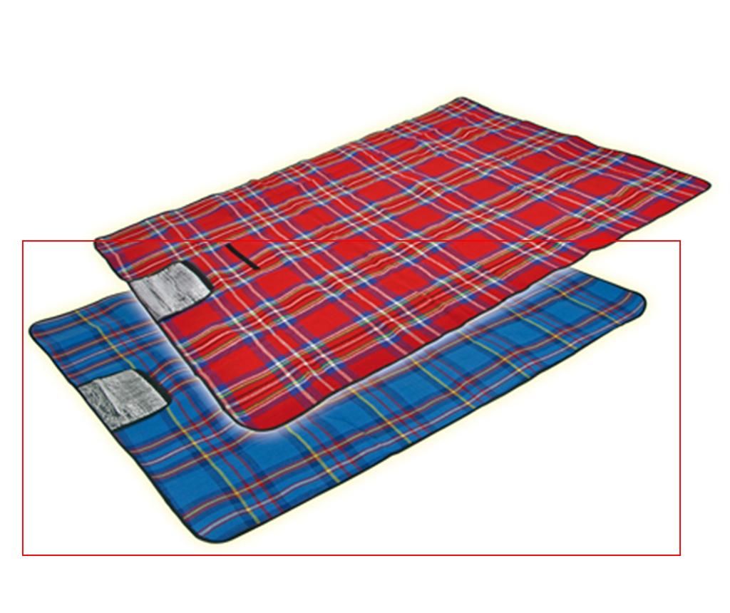 Patura pentru picnic Stripes Blue 135x175 cm