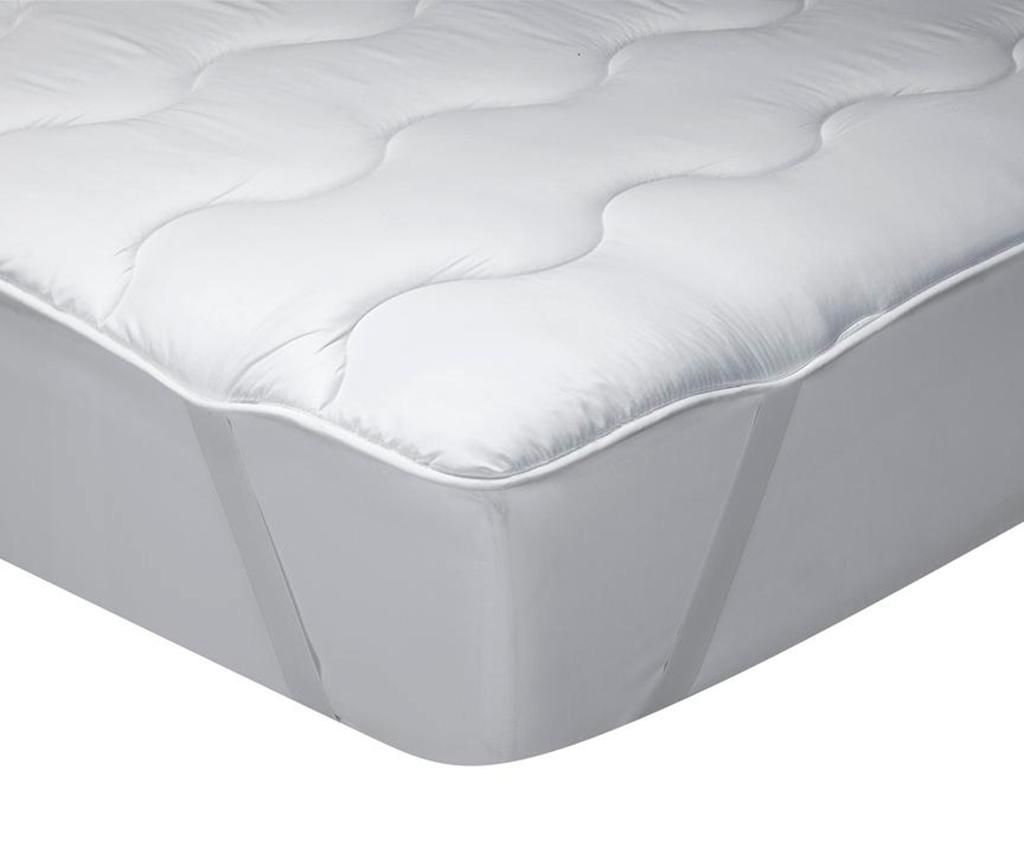 Protectie matlasata pentru saltea Essential Karter Silk Touch 100×200 cm – Classic Blanc, Alb