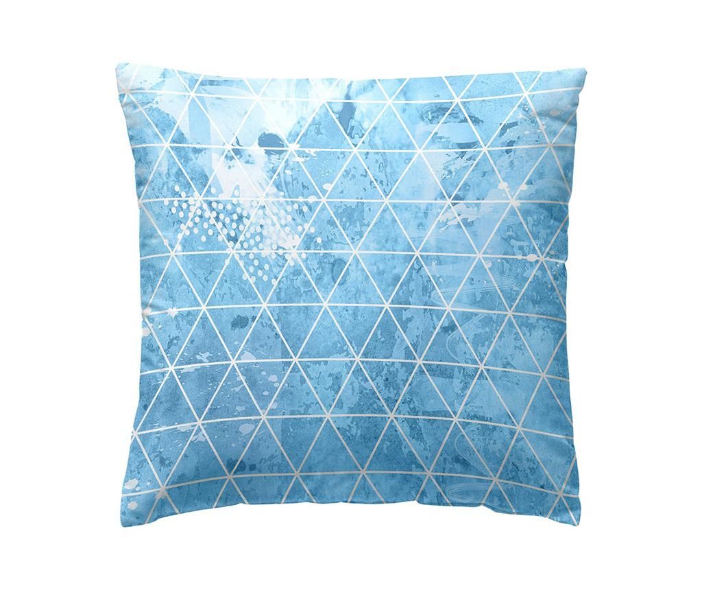 Fata de perna Karma Diagonal Sea 50×50 cm – Boheme, Albastru