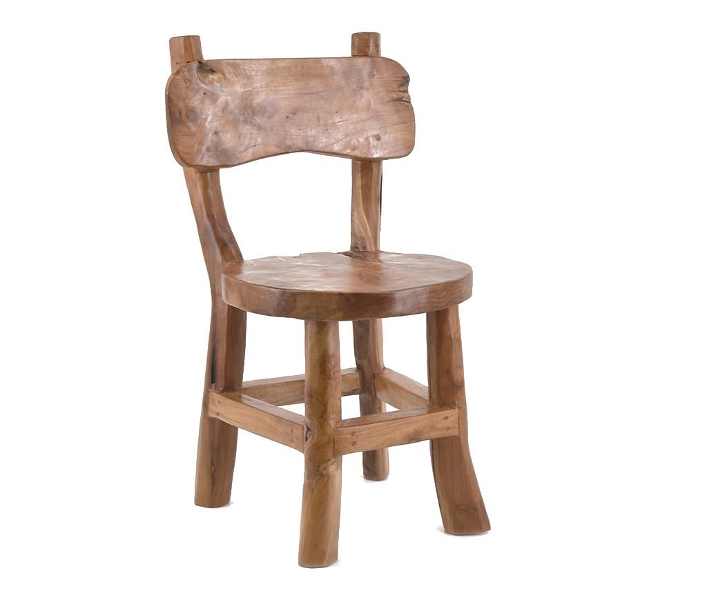 Scaun pentru copii Teak Natural - Moycor, Maro