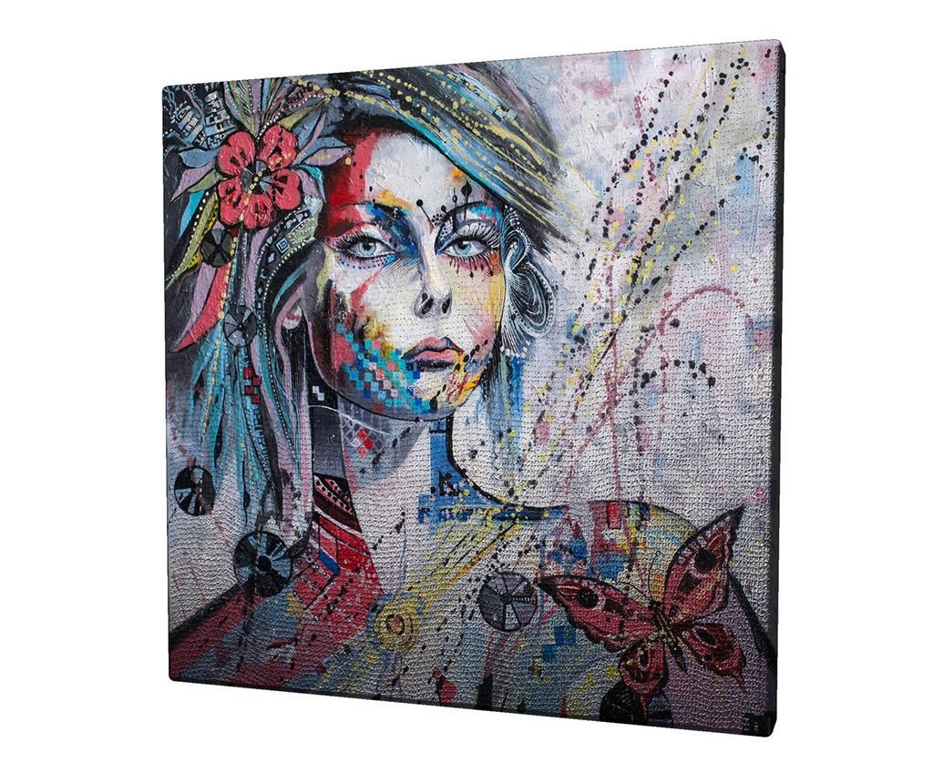 Tablou Flower Girl 45x45 cm