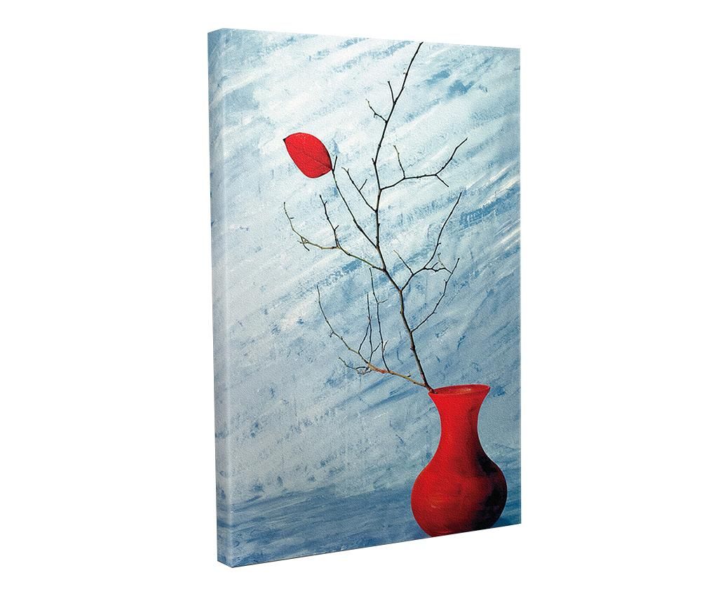 Tablou Vase 30×40 cm – Majestic, Rosu Majestic