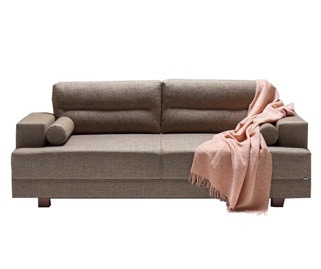 Canapea 3 locuri Balcab Home, Oslo Brown, 210x78x85 cm - Balcab Home, Maro