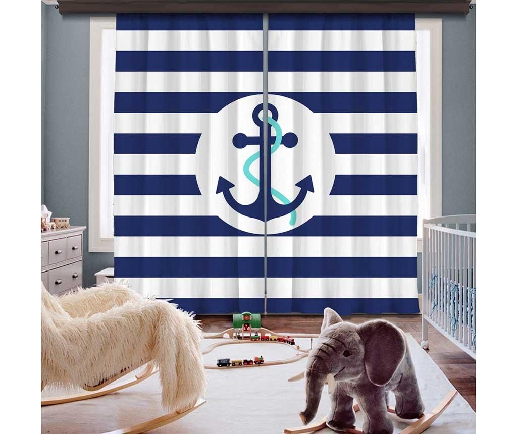 Set 2 draperii Anchor of Life 140x260 cm