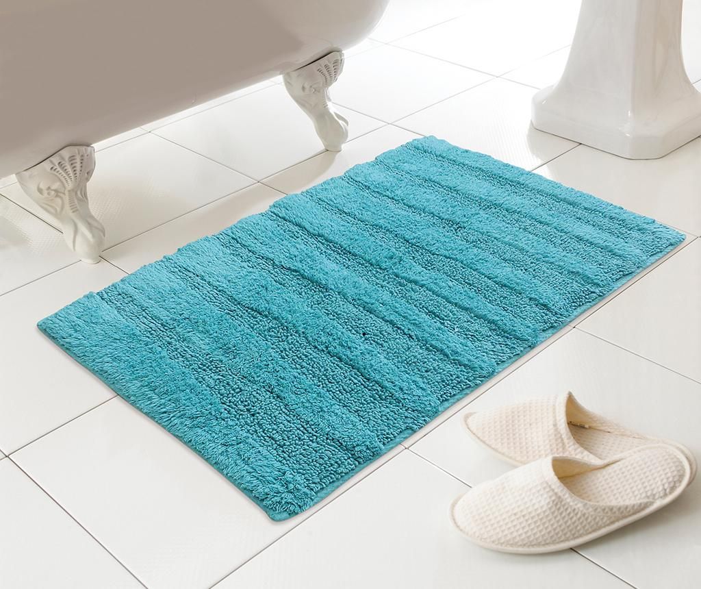 Covoras de baie Madison Teal 46x76 cm