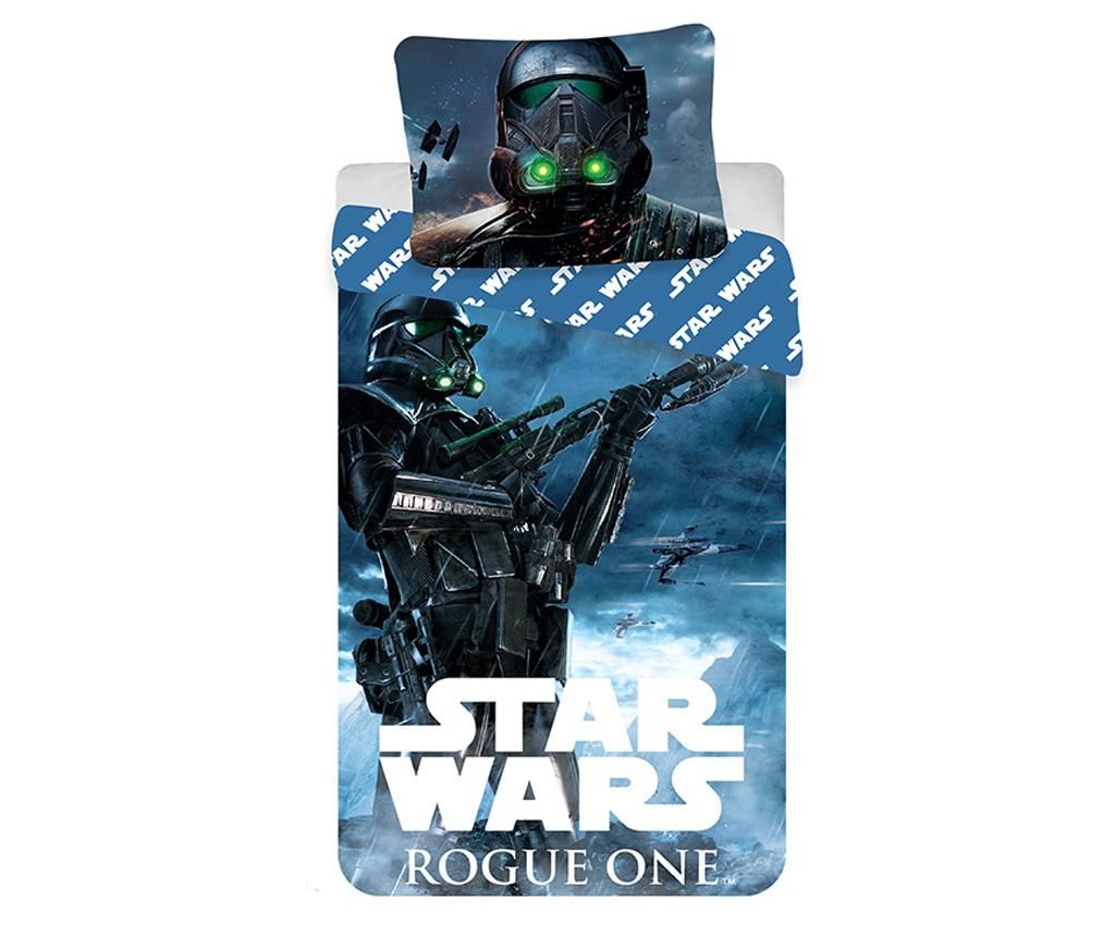 Set de pat Single Ranforce Star Wars Rogue One - Star Wars by Disney, Multicolor