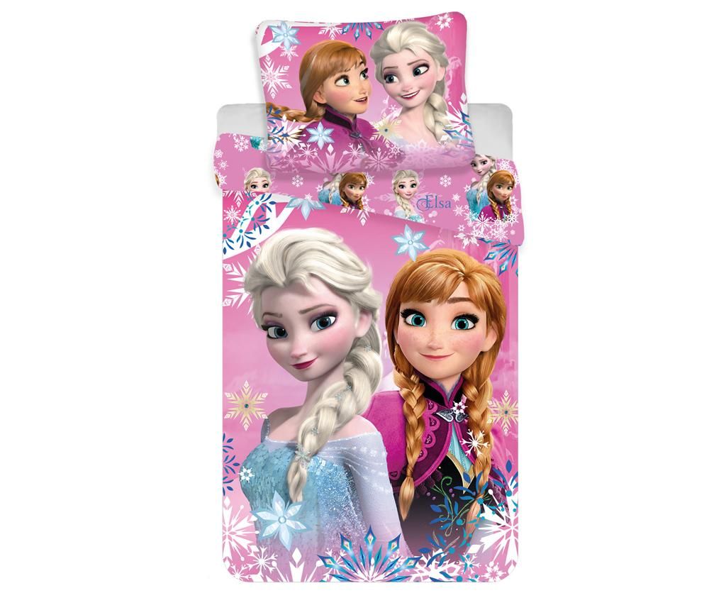 Set de pat Single Ranforce Frozen Sisters - Frozen by Disney, Roz