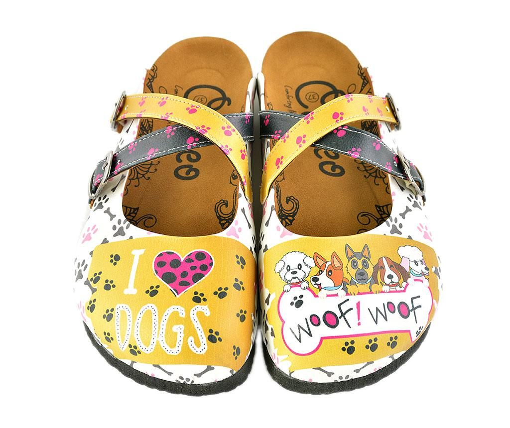 Saboti dama I Love Dogs 40 - Calceo, Multicolor