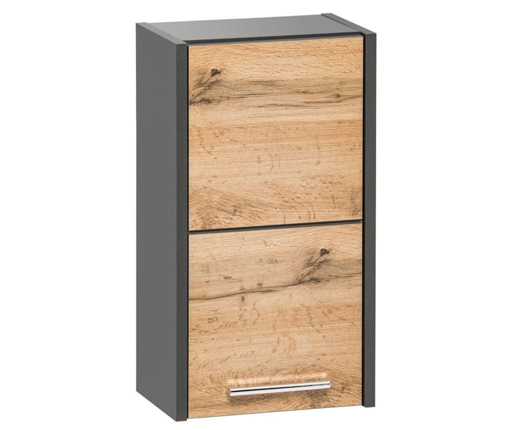 Cabinet Ibiza Anthracite and Wood