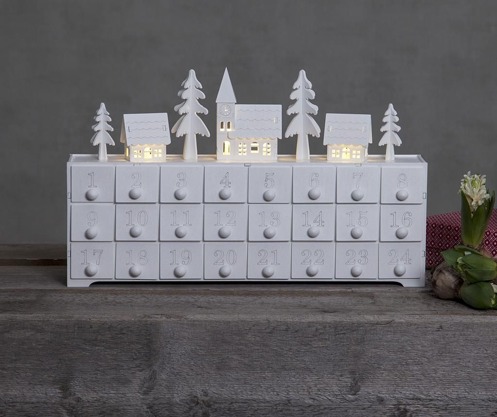 Calendar Advent cu LED Yuletide