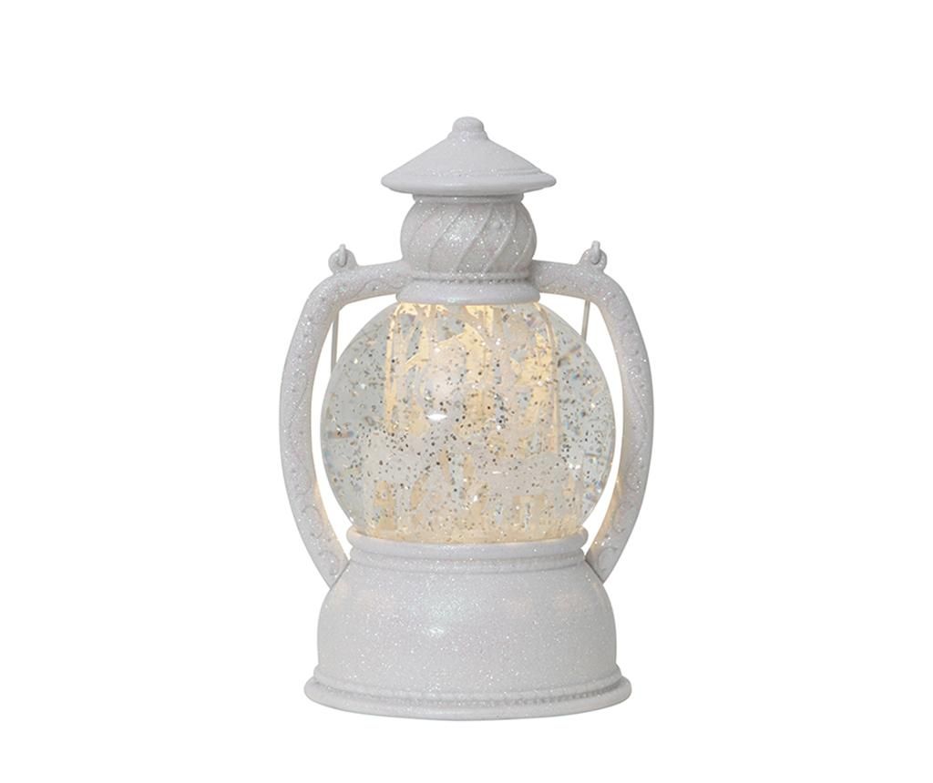 Decoratiune luminoasa Winter Lantern - Best Season, Alb