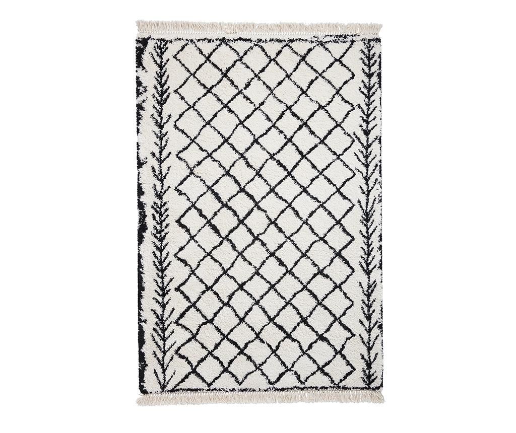 Covor Boho Branch White & Black 120x170 cm - Think Rugs, Alb