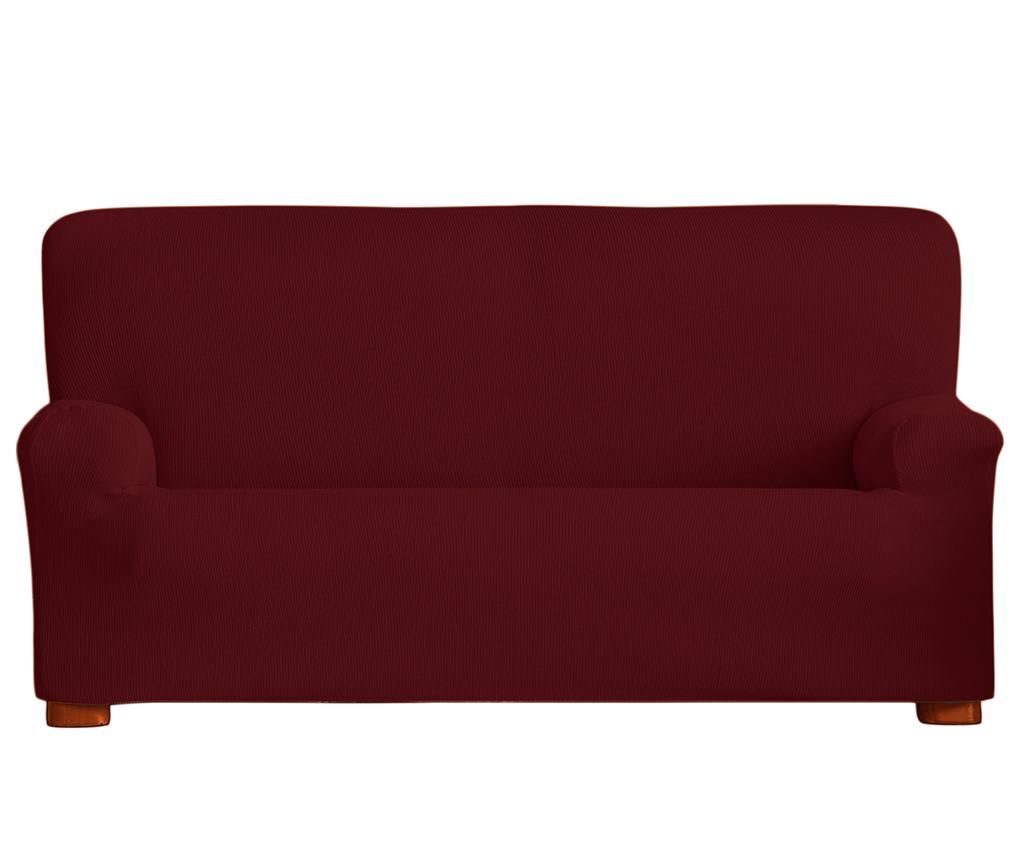 Husa elastica pentru canapea Ulises Maroon 210-240 cm - Eysa, Maro