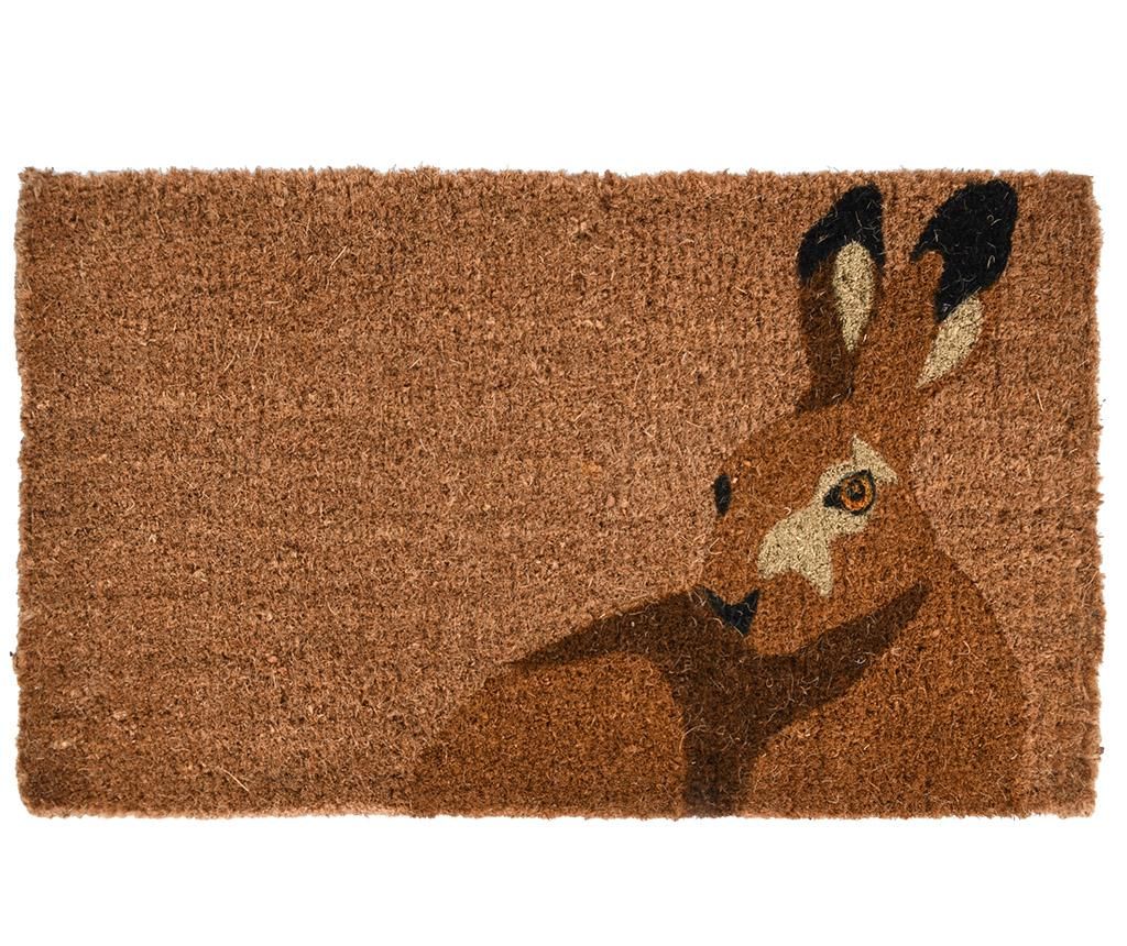 Covoras de intrare Esschert Design, Rabbit, 45×75 cm, fibre de nuca de cocos – Esschert Design, Maro Esschert Design imagine 2022