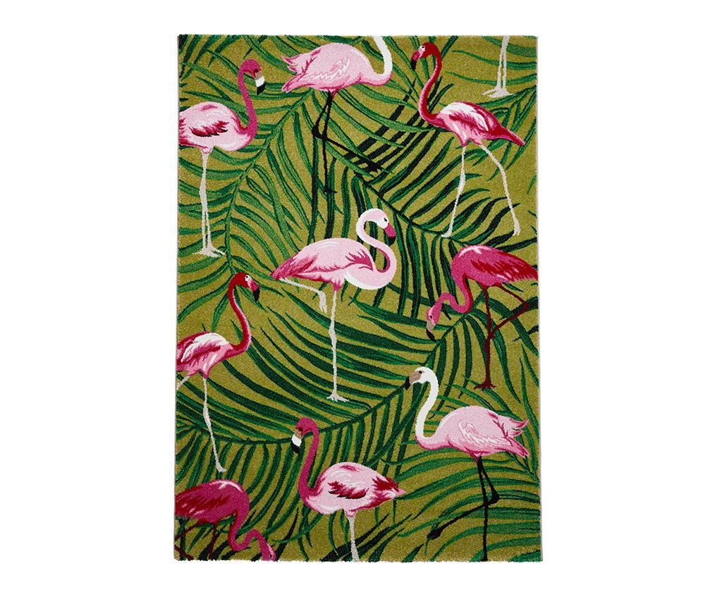 Covor Havana Green & Pink 120x170 cm - Think Rugs