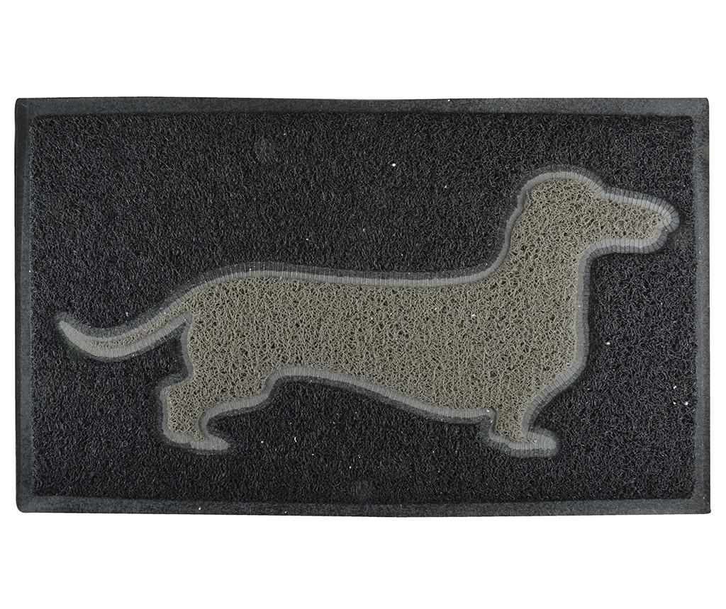 Covoras de intrare Black Hound 45×75 cm – Esschert Design, Negru