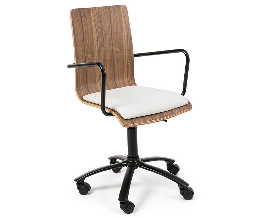 Scaun de birou Office Brown White