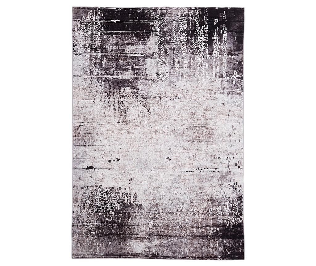 Covor Klimt Grey 80×150 cm – Floorita, Gri & Argintiu,Negru Floorita
