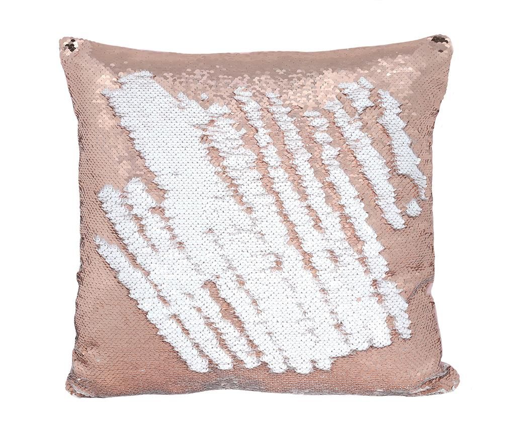 Perna decorativa Reversible Sequin 40x40 cm - Something Different, Maro