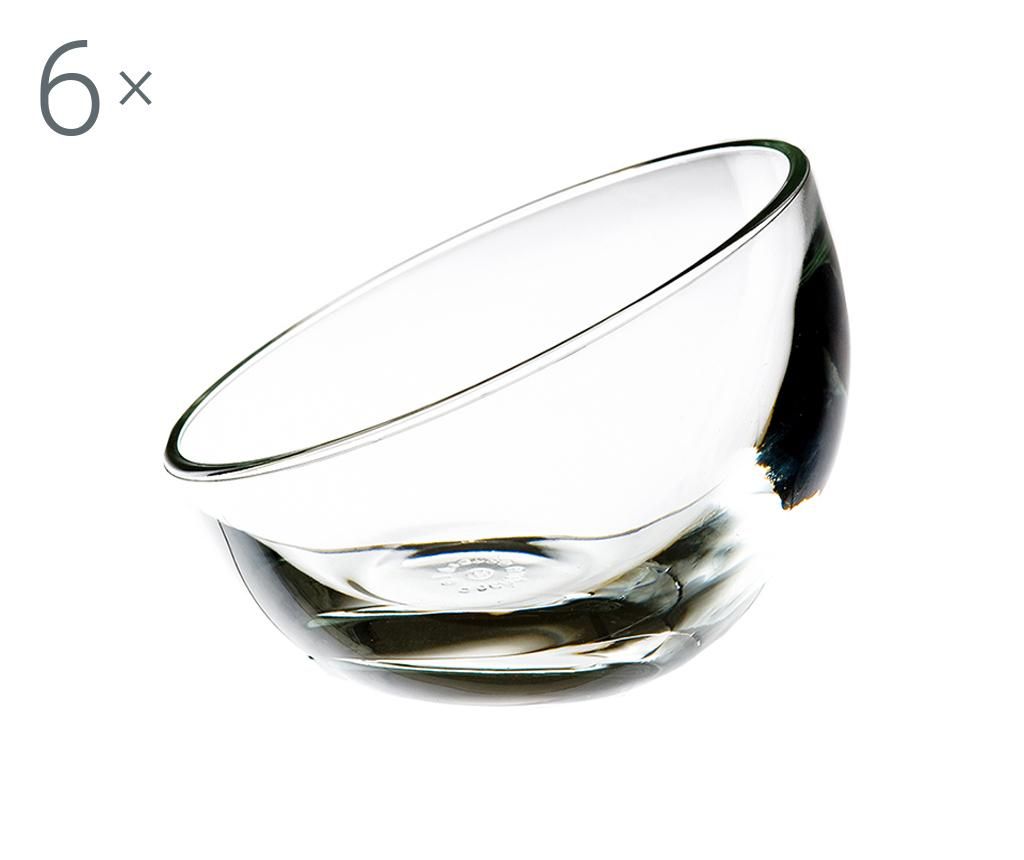 Set 6 cupe pentru desert La Rochere, Bubble Clear, sticla, ⌀12 cm, transparent, 12x12x9 cm – LA ROCHERE, Alb LA ROCHERE imagine 2022