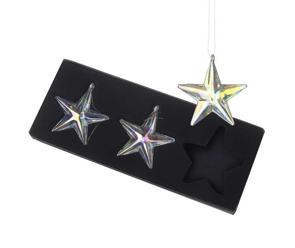 Set 3 decoratiuni suspendabile Stars