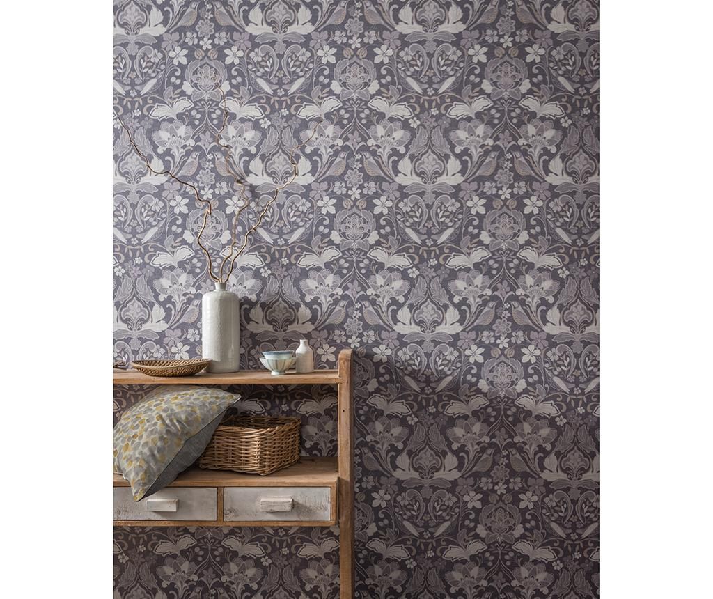 Tapet Folk Floral Grey 53x1005 cm - Arthouse