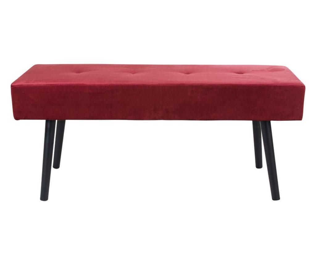 Bancheta Skiby Velvet Red