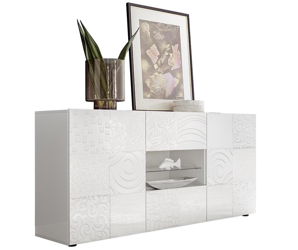 Bufet inferior Blossom One White - TFT Home Furniture, Alb