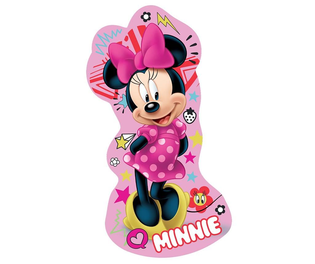 Perna decorativa Minnie Mouse Pink 19x35 cm