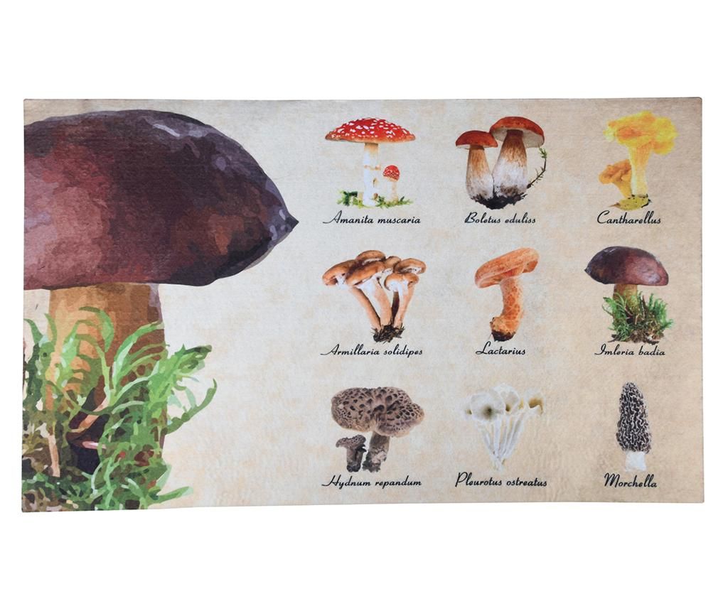 Covoras de intrare Esschert Design, Mushrooms, 45.4×75 cm, poliester – Esschert Design, Multicolor Esschert Design imagine 2022