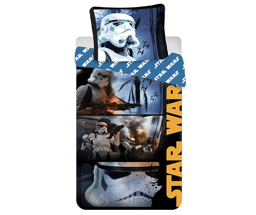 Set de pat Single Ranforce Star Wars Stormtroopers – Star Wars by Disney, Multicolor
