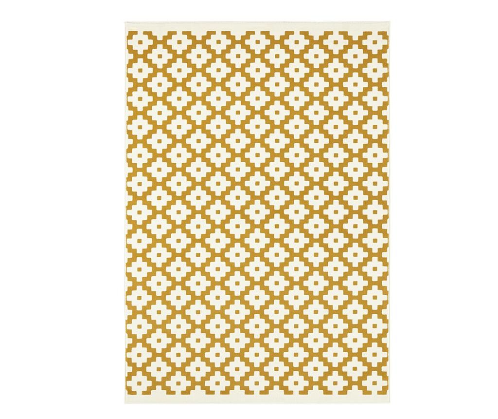 Covor Lattice Gold Cream 120x170 cm