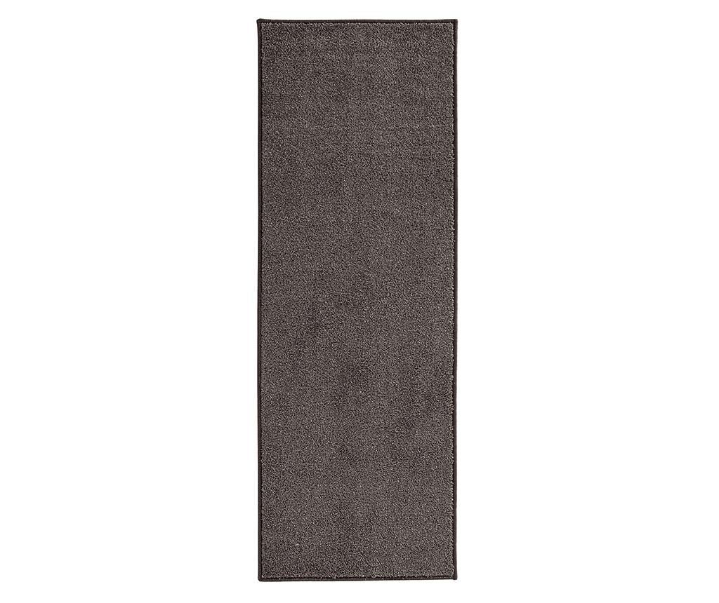 Covor Pure Runner Brown 80x300 cm