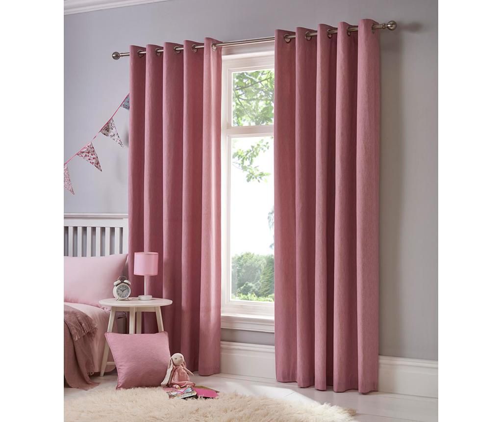 Set 2 draperii Sorbonne Pink 117x183 cm