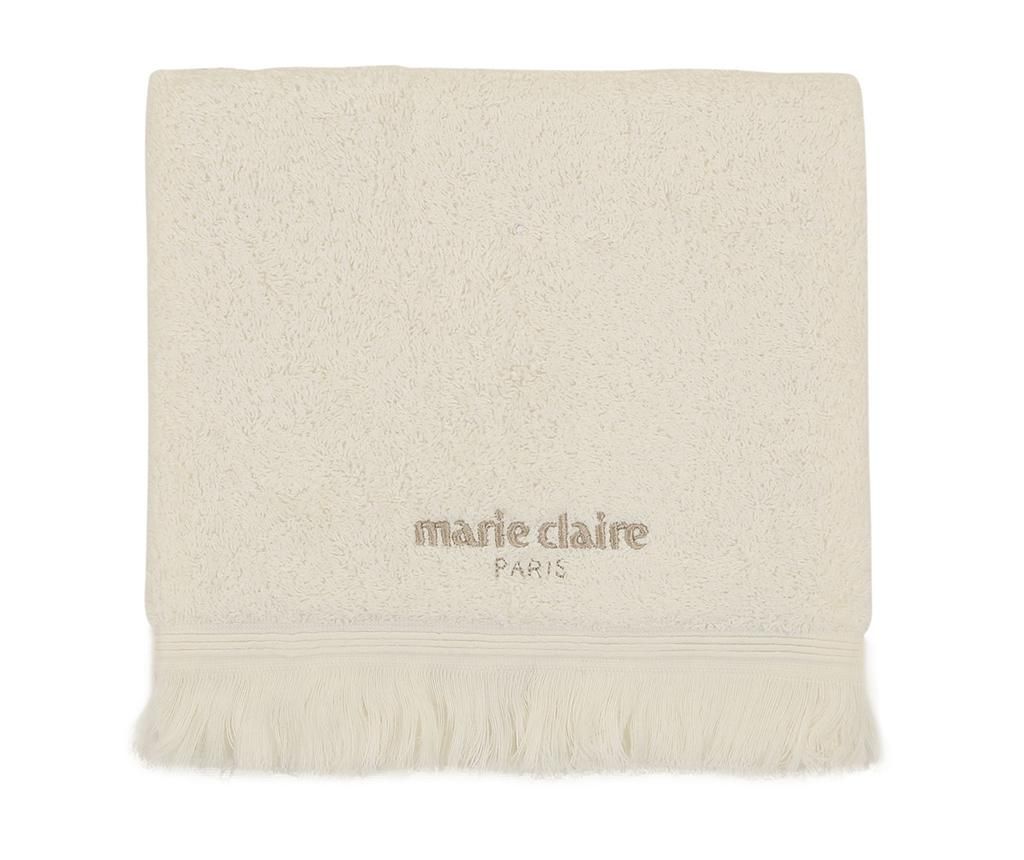 Prosop de baie Marie Claire Frangine Cream 50x90 cm